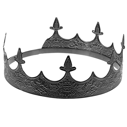 DEARMAMY Krone Für Männer Aus Metall Vintage-krone Als Party-prop Dekorative Krone Für Herrenkostüm Für Bühne Und Feier von DEARMAMY