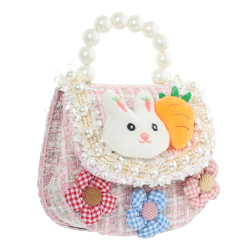 DEARMAMY Mini-umhängetasche Umhängetasche Für Damen Makeup Tasche Balletttaschen Für Kleine Mädchen Geldbörsen Für Damen Handtaschen Handtasche, Umhängetasche Geldbeutel Legierung Rosa von DEARMAMY