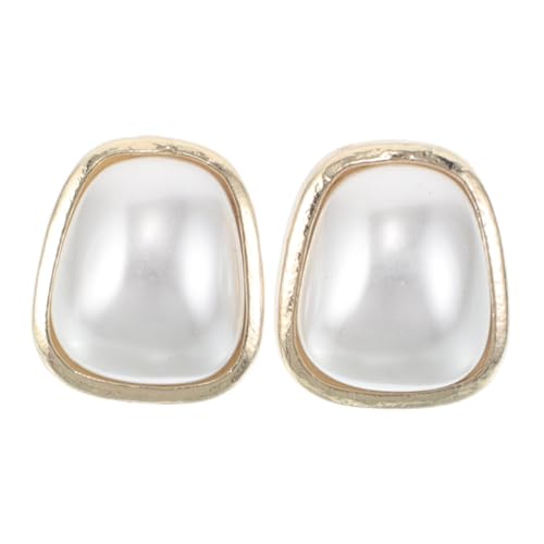 DEARMAMY Perlen-ohrstecker Für Damen Geometrisches Design Moderner Modeschmuck Aus Kunstperlen Passend Für Hochzeitsschmuck Und Täglichen Gebrauch von DEARMAMY