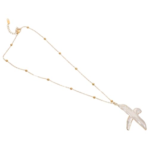 DEARMAMY Minimalistische Perlenkreuz-halskette mit goldenem Rahmen Religiöses Schmuckstück für Frauen und Männer Vielseitiger Glaube-anhänger für Taufe Weihnachten und Alltag von DEARMAMY