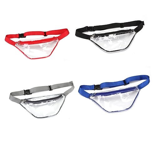 DEARMAMY wasserdichte Transparente Hüfttasche Für Damen Modische Bauchtasche Aus Robustem Material Leicht Und Praktisch Für Handy Schlüssel Und Mehr Elastischer Verstellbarer von DEARMAMY