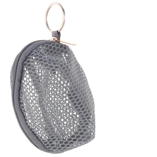 DEARMAMY Geldbörse Für Mädchen Make-up-Tasche Mini-geldbörse Exquisite Tasche Mit Schlüsselanhänger Stilvolle Und Einfache Geldbörse Dunkelgrau von DEARMAMY