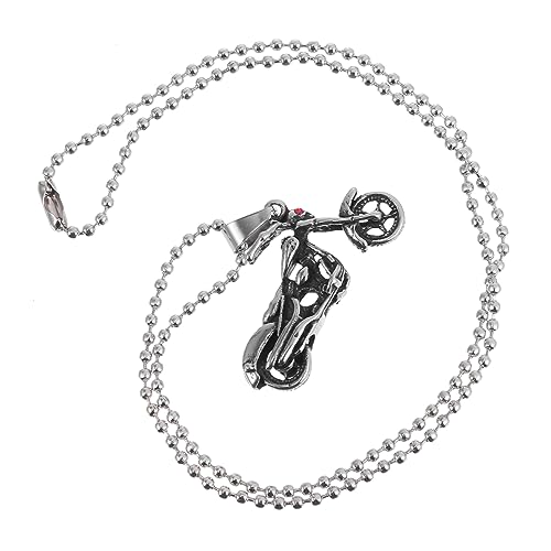 DEARMAMY Mann Halskette Männliche Anhänger Halskette Mann Hals Schmuck Anhänger Halskette Schmuck Motorrad Persönlichkeit von DEARMAMY