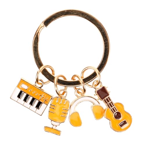 DEARMAMY Luxus Musik Schlüsselanhänger Schlüssel Dekorationen Für Tasche Metall Schlüsselanhänger Baby Weihnachten von DEARMAMY