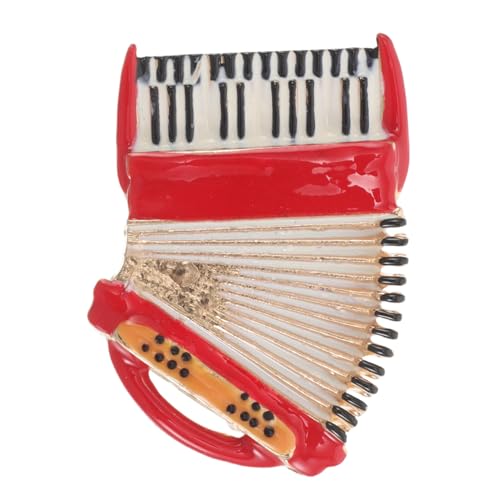 DEARMAMY Musikbrosche: Akkordeonförmige Broschennadel Aus Legierung – Anstecknadel Mit Musikinstrument Für Mäntel, Anzüge Und Kleider, Formelle Anlässe von DEARMAMY