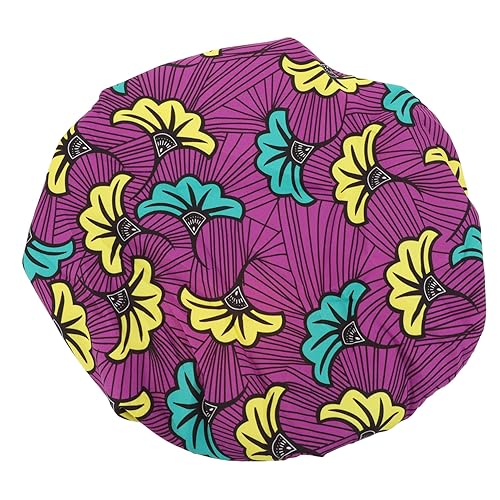 DEARMAMY Nachtmütze Mit Verstellbarer Schnalle Satinhut Wiederverwendbar Nachtschlafhaube Schlafende Haarhaube Hüte Für Frauen Kopfkappe Aus Satin Turban-mütze Bad Lang von DEARMAMY