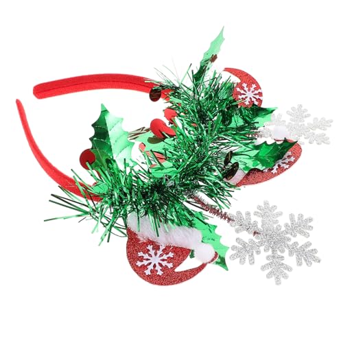 DEARMAMY Neujahrs-stirnband Mit Glitzer-stern Für Silvester-party Weihnachts-haarband Als Fotoautomaten-requisit Feiertags-kopfschmuck Für Frauen Und Männer von DEARMAMY