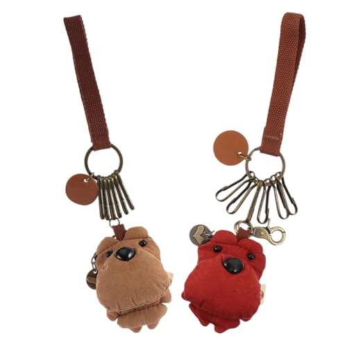 DEARMAMY 2stücke Bär Schlüsselanhänger Trendiger Schlüsselanhänger Aus Robustem Dreifarbiger Patch-Design Für Rucksack Handtasche Auto Für DEARMAMY 2stücke Bär Schlüsselanhänger Trendiger Schlüsselanhänger Aus Robustem Dreifarbiger Patch-Design Für Rucksack Handtasche Auto Für von DEARMAMY