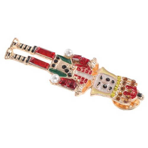 DEARMAMY Entzückende Nussknacker Brosche Pin Frauen Mode Strass Pin Brosche Hemd Clip Dekorative von DEARMAMY