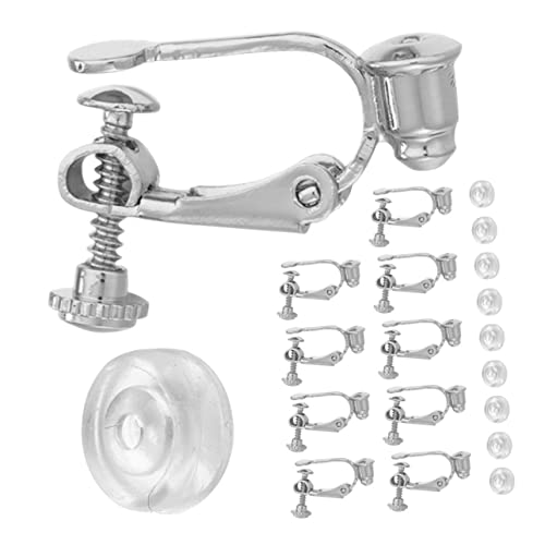 DEARMAMY Ohrring-konverter Aus Clip-ohrclip-basis Diy-schmuckzubehör Für Selbstgemachte Ohrringe Passend Für Piercte Ohren Ohrclip-teile Zur Herstellung Von Ohrringen von DEARMAMY