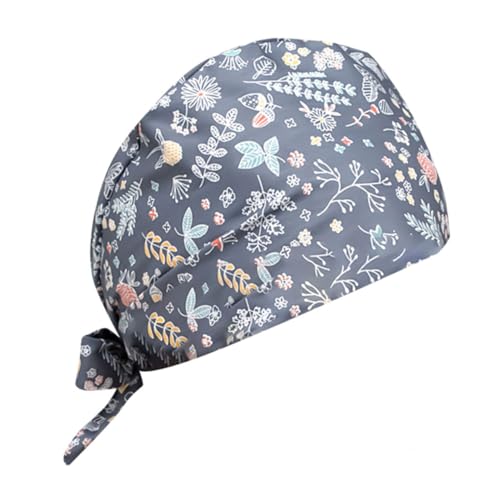 DEARMAMY Op-hauben für Damen Unisex Verstellbar Blumendesign Atmungsaktives Material von DEARMAMY