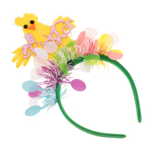 DEARMAMY Easter Headband Mit Süßem Küken Und Ei Leichte Dekorative Haarband Für Ostern Festlichkeiten Und Cosplay Bequeme Vielseitige Haaraccessoires Für Frauen Und Mädchen von DEARMAMY