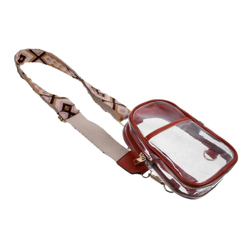 DEARMAMY PVC-Damentasche Storage Pockets Storage Bags Clear Backpack damenrucksäcke Back Bag for Women Gürteltaschen für Damen Umhängetasche Damen Handtaschen Schultertasche Umhängetaschen von DEARMAMY