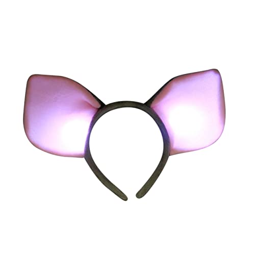 DEARMAMY Party-haarreifen Kopfschmuck Für Die Party Performance-haarreifen Schweineohrhaare Grey von DEARMAMY