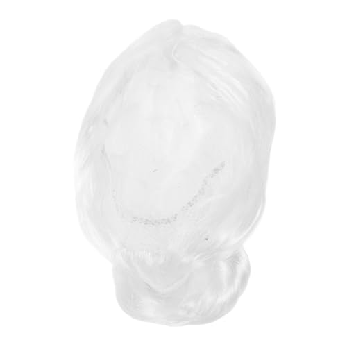 DEARMAMY Perücke Für Ältere Frauen Aus Fiber Wiederverwendbar Leicht Zu Handhaben Angenehm Zu Tragen Duttfrisur Geeignet Für Erwachsene Und Junge Mädchen Für Weihnachten Halloween Cosplay m von DEARMAMY