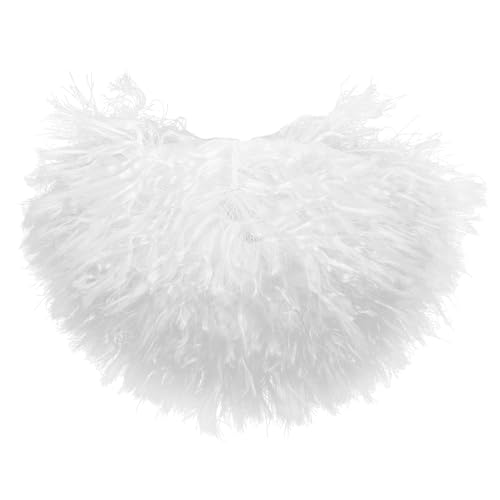 DEARMAMY Perücke Kopfbedeckung Lockige Perücke Kostümparty Perücke Tägliche Party-haarteile Perücke Kopfschmuck Perücke Kurz Lockig Weiß Flammhemmender Und Umweltfreundlicher P-draht von DEARMAMY