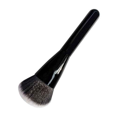 DEARMAMY Pinsel für flüssige Foundation Gesicht Stiftung Pulver einstellen Kissen-Grundlage Wohnung kleiner Make-up-Pinsel Kleine Fundamentpinsel Faserwolle Black von DEARMAMY