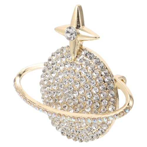 DEARMAMY Planet Brosche Anstecknadel Anstecknadel für Damen Anzug Mantel Dekorativer Schmuck Clip für Strickjacke Bluse von DEARMAMY