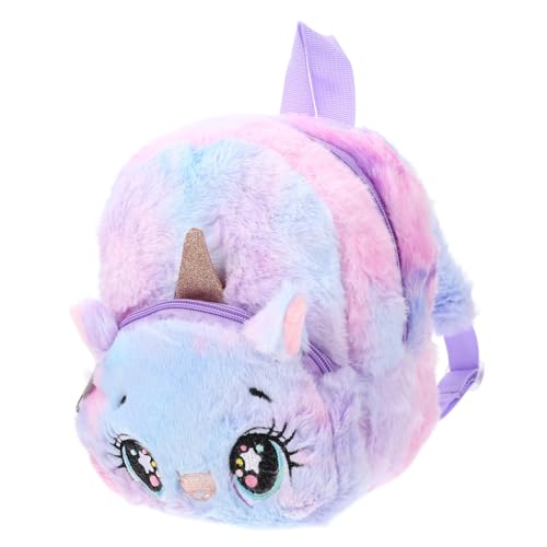 DEARMAMY Plüsch-Einhorn-Rucksack Für Mädchen Entzückendes Design Atmungsaktives Material Verstellbare Schultergurte Leicht Und Bequem Für Schule Und Outdoor-aktivitäten von DEARMAMY