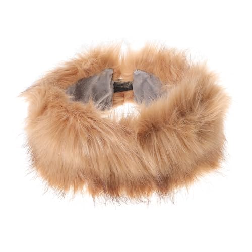 DEARMAMY Kunstpelz-stirnband Ohrenwärmer Stirnband für Damen Einheitsgröße Stilvoller und Warmer Kopfschmuck für Kaltes Wetter von DEARMAMY