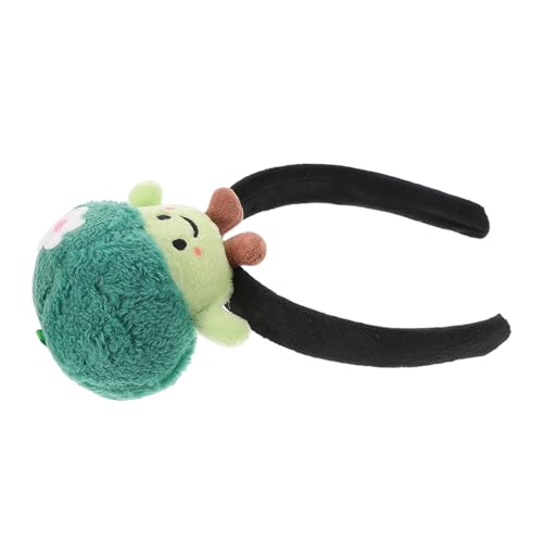 DEARMAMY Plüsch-stirnband Mit Neuartigem Brokkolikopf Realistischer -form Bequemer Plüsch-materialien Elastischem Design Für Sicheren Sitz Geeignet Für Spa-gesichtswasch-verwendung Und von DEARMAMY