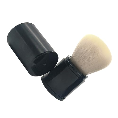 DEARMAMY Teleskop-make-up-pinsel Für Puder Und Langlebiger Kosmetikpinsel Mit Feinen Borsten Für Foundation Und Everyday-make-up Weißer Faserpinsel Für Frauen Und Mädchen von DEARMAMY