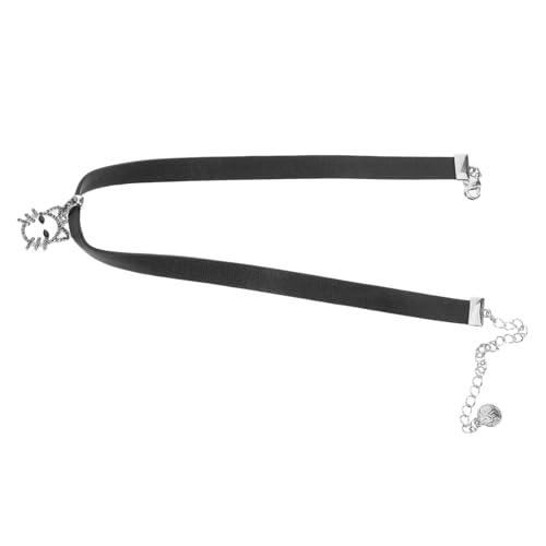 DEARMAMY Punk Style Choker Halskette Verstellbar Kunstvoller Gothik Lederimitat Halsband Leicht Strapazierfähig für Mädchen Halloween und Alltag Punk Inspirierte Mode für Vielseitige von DEARMAMY