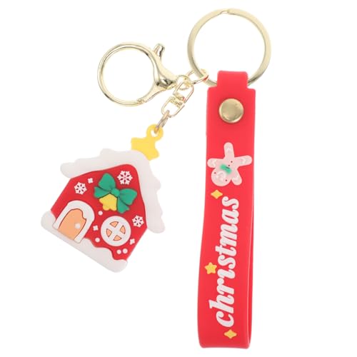 DEARMAMY Weihnachtlicher Schlüsselanhänger Im Design Eines Süßer Cartoon-kettenanhänger Für Frauen Dekoration Für Taschen Und Partybedarf Zu Weihnachten von DEARMAMY