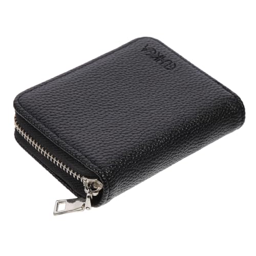 DEARMAMY Damen-geldbörse Aus Pu-Material Bifold-Design Mit Doppelreißverschluss RFID-Schutz Kartenetui Für Kreditkarten Personalausweis Bargeld Münzen Visitenkarten Praktisch Für Täglichen von DEARMAMY