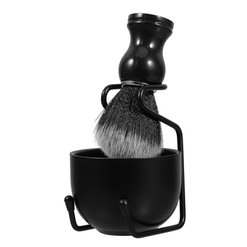DEARMAMY Rasierpinsel Und Schale Für Männer Inklusive Rasierständer Rasierschale Und Pinsel Für Komfortables Rasiererlebnis Und Einfache Anwendung von DEARMAMY