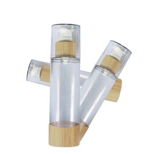 DEARMAMY Reisekosmetikflasche Bambus Reisebehälter Mit Guter Versiegelung Für Cremes Parfüm Und Make-up-entferner von DEARMAMY