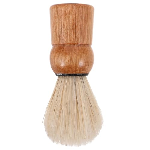 DEARMAMY Rasierpinsel Für Bartpflege Schaumbürste Aus Holz Bartbürste Für Gesichtshaare Reise-rasierpinsel Für Männer Pflegewerkzeug Für Täglichen Gebrauch von DEARMAMY