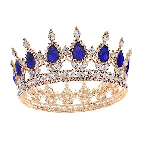DEARMAMY Krone Für Braut Glitzer Brautkrone Brauttiara Mit Strass Elegant Für Hochzeit Und Party Kopfbedeckung Schmuck Für Frauen DEARMAMY Krone Für Braut Glitzer Brautkrone Brauttiara Mit Strass Elegant Für Hochzeit Und Party Kopfbedeckung Schmuck Für Frauen von DEARMAMY