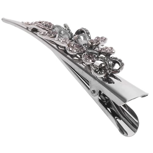 DEARMAMY Funkelnde Retro Strass Haarspange Rutschfester Duckbill Clip Für Damen Und Mädchen Stilvolle Haaraccessoires Für Jeden Haartyp Und Anlass Mit Glitzernden Rhinestone-dekoren von DEARMAMY