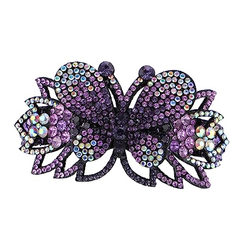 DEARMAMY Schmetterlinge Strass Haarspange Für Frauen Schmetterling Haarklammer Kopfschmuck Mit Strasssteinen Für Alltag Party Hochzeit Reisen von DEARMAMY