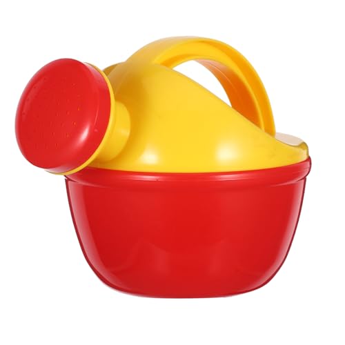 DEARMAMY Rote Plastik Wasserspritzspielzeug für Bad Strand und Garten Kindgerechte Spritzkanne mit Kontrolliertem Wasserfluss und Ergonomischem Griff für Sicheres von DEARMAMY