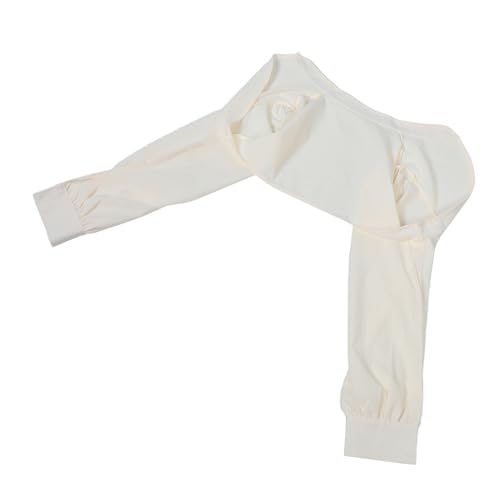 DEARMAMY Chiffon-tops Für Damen Elegant Kunstkragen Ärmel Strickjacke Schulterbedeckung Abnehmbarer Falscher Kragen Weicher Rundhalsausschnitt von DEARMAMY