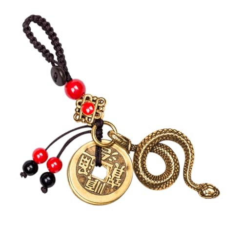 DEARMAMY Retro Gelb Messing Schlange Schlüsselanhänger Herren Unikat Schlüsselanhänger DEARMAMY Retro Gelb Messing Schlange Schlüsselanhänger Herren Unikat Schlüsselanhänger von DEARMAMY