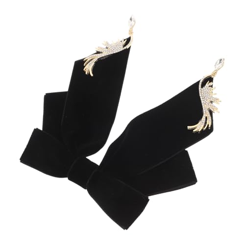 DEARMAMY Schicke Schleifenbrosche Für Damen Einzigartiges Design Mit Flügel Und Schleife Künstlerische Handwerkskunst Vielseitiges Accessoire Für Anzug Mantel Kleid Und Hemd von DEARMAMY