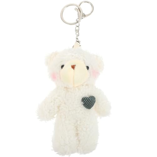 DEARMAMY Bär Schlüsselanhänger Plüsch Anhänger Taschenanhänger Cartoon Schlüsselanhänger Frauen Auto Handtasche von DEARMAMY