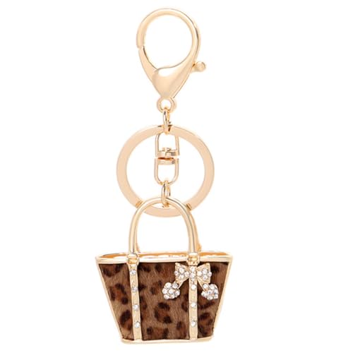 DEARMAMY Schlüsselanhänger mit Leopardenmuster für Geldbörse Schlüsselanhänger für Handtaschen Schickes von DEARMAMY