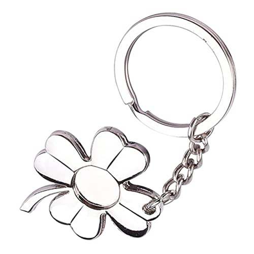 DEARMAMY Glücklicher Schlüsselanhänger Mit Vierblättrigem Kleeblatt Patrick's Day Robustem Legierungsmaterial Für Taschen Und Schlüssel von DEARMAMY