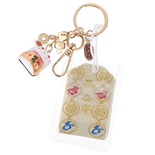 DEARMAMY Japanischer Glückskatze Schlüsselanhänger Handgefertigter Amulett-anhänger Süßes Design Für Schlüssel Und Taschen Für Glück Und Dekoration DEARMAMY Japanischer Glückskatze Schlüsselanhänger Handgefertigter Amulett-anhänger Süßes Design Für Schlüssel Und Taschen Für Glück Und Dekoration von DEARMAMY