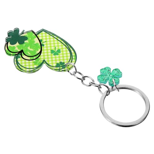 DEARMAMY Einzigartiges Schlüsselanhänger-Design Form Schlüsselanhänger Für Jungen Und Mädchen Rucksack- St Patrick's Day-zubehör von DEARMAMY