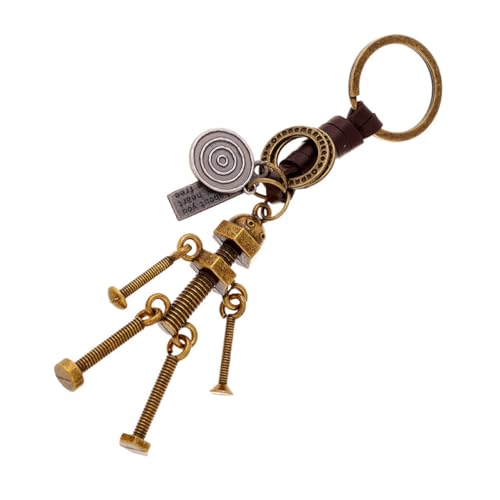 DEARMAMY Retro-Roboter-schlüsselanhänger Schlüsselring Schlüsseldekoration Einzigartiges Design Kleines Für Männer Und Frauen von DEARMAMY