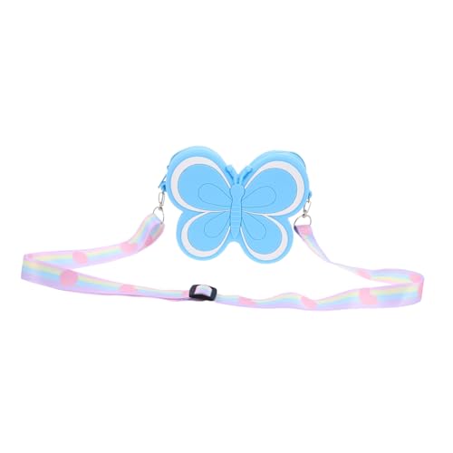 DEARMAMY Schmetterling Silikonbeutel Kleinkind geldbörse Mädchen-Geldbörse Süße Geldbörse Kleine Umhängetasche Silikon-Schmetterlingsbeutel Umhängetasche für Kieselgel Sky-Blue DEARMAMY Schmetterling Silikonbeutel Kleinkind geldbörse Mädchen-Geldbörse Süße Geldbörse Kleine Umhängetasche Silikon-Schmetterlingsbeutel Umhängetasche für Kieselgel Sky-Blue von DEARMAMY
