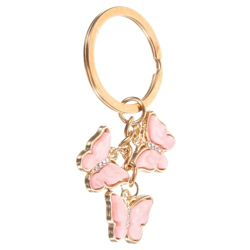 DEARMAMY Metall Schmetterling Schlüsselanhänger Geldbörse Accessoire Mode Schlüsselanhänger für Frauen Ästhetischen Tasche von DEARMAMY