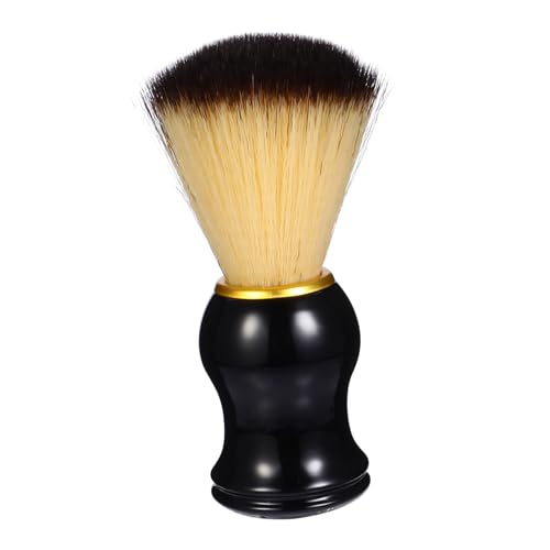 DEARMAMY Rasierpinsel Für Männer Mit Bartbürste Aus Nylon Schnämmendes Rasierwerkzeug Rasierzubehör Schnurrbartbürste Bartbürste Leicht Zu Reinigen Tragen von DEARMAMY