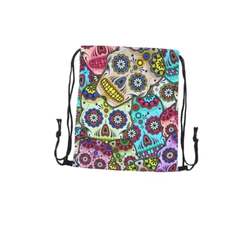 DEARMAMY Schultertasche aufbewahrungssack Storage Pockets umhängebeutel Storage Bags Schultasche umhängetasche Mexikanischer Schädel reiserucksack schulterbeutel unhängetasche von DEARMAMY