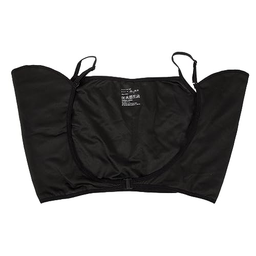 DEARMAMY Schweißpads Unter Den Achseln Waschbare Sweatweste Unterlage Achselpads Für Schwitzende Frauen Unterarm Saugfähig Achsel-schweiß-pad Liner Achselhöhlen Polyester (polyester) Black von DEARMAMY
